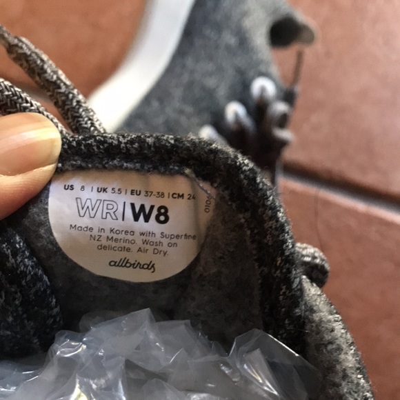 Allbirds gray walking sneakers shoes size W8 - Picture 7 of 15